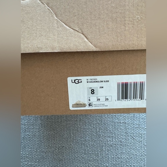 Brand New UGG GoldenGlow Slide Sandals – Women’s Size 8 - Picture 11 of 13